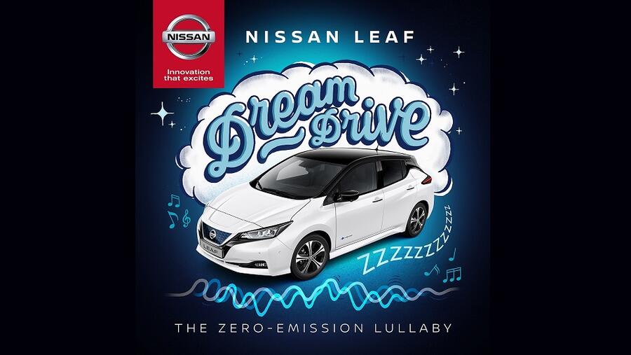 تمّ طرح نيسان ليف Dream Drive، أول تهويدة خالية من الانبعاثات في العالم ابتكرها مهندسو نيسان بالتعاون مع مهندس الصوت والأخصائي في مجال النوم طوم ميدلتون. 