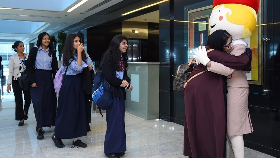 "هيّا معنا" مبادرة من مهرجان طيران الإمارات للآداب تلهم الطلبة حول تنوع الأدوار في مجموعة الإمارات