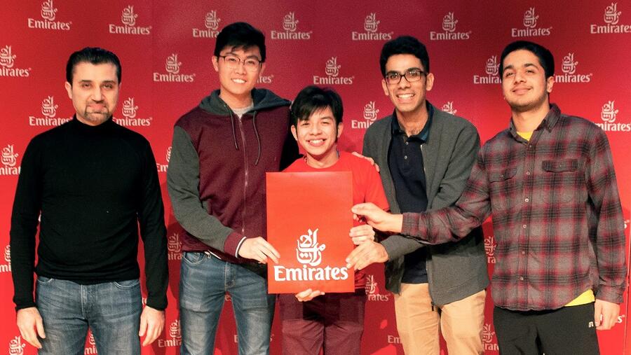 طلبة جامعة كارنيجي ميلون يقدمون ابتكاراتهم لطيران الإمارات