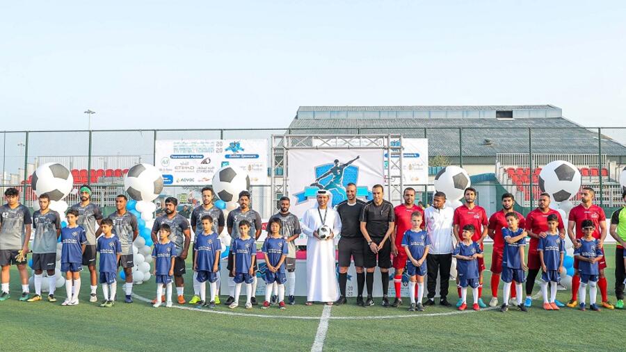انطلاق صافرة البداية لبطولة موانئ أبوظبي للشركاء الاستراتيجيين لخماسيات كرة القدم