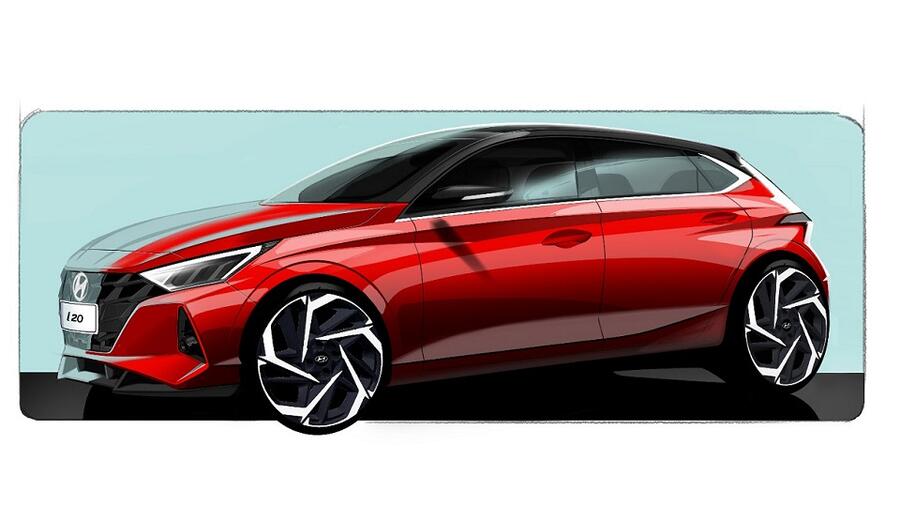 أعلنت هيونداي موتورز عن تصميم جديد بالكامل لسيارة i20 