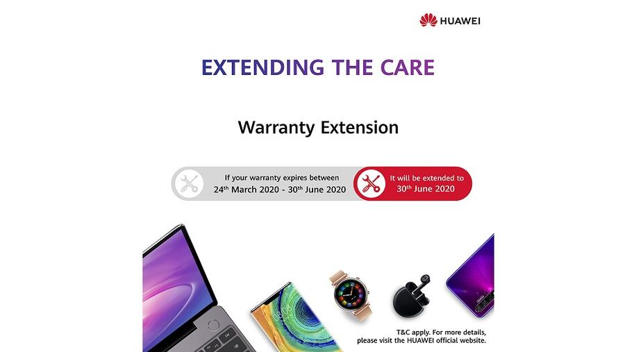 هواوي تكشف عن تمديد فترة الضمان المنتهي لمنتجاتها حرصاً على سلام