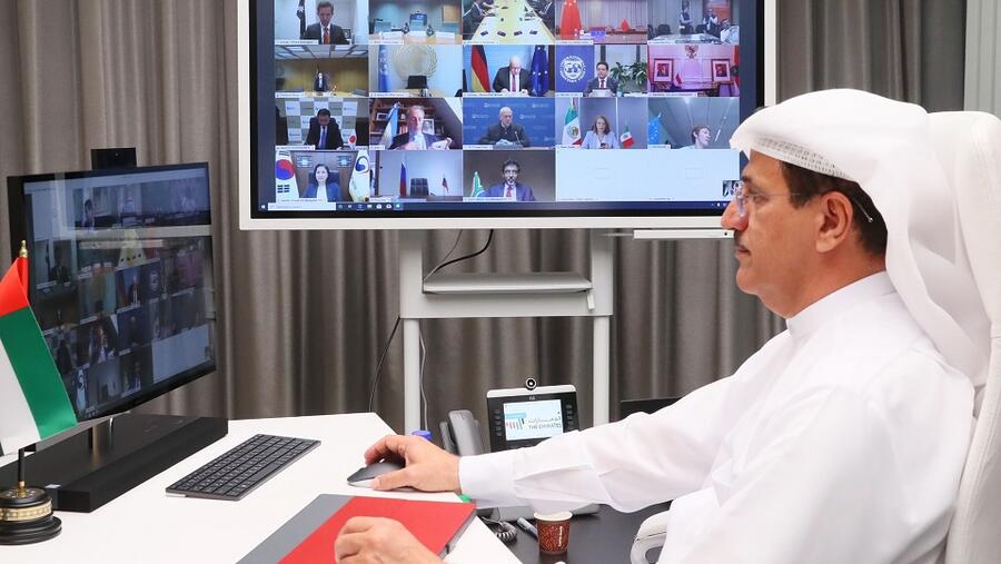 الإمارات تدعو إلى استجابة عالمية منسقة لأزمة كورونا لضمان الاستقرار والانتعاش الاقتصادي