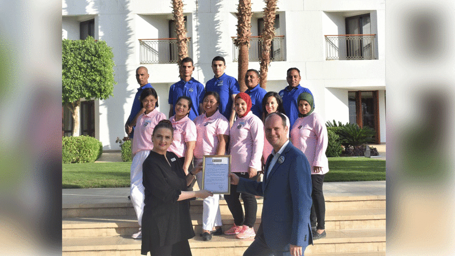 منتجع وسبا هيلتون الأقصر يحصد جائزة أفضل منتجع صحي فاخر في مصر