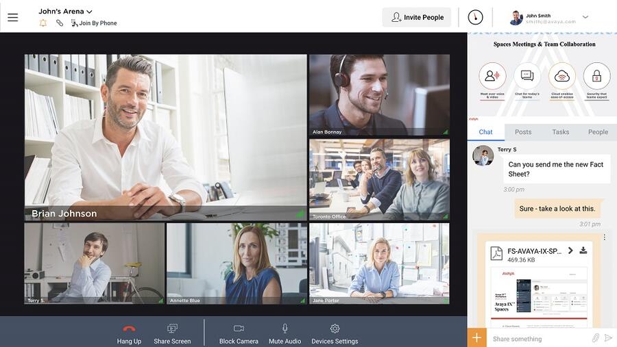يتميز تطبيق التواصل (Avaya Spaces) بدوره الفعال في المرونة التنظيمية، واستمرارية الأعمال في ظل الأزمة التي يواجهها العالم