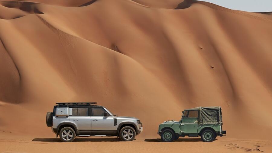 الطاير للسيارات وبريمير موتورز تعرضان لاند روڤر ديفندر الجديدة حصرياً في عدد من صالاتها في دولة الإمارات