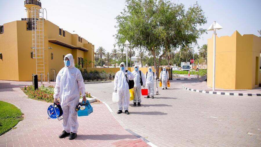 إمداد تقدّم خدمات تطهير لـ مركز سعادة كبار المواطنين