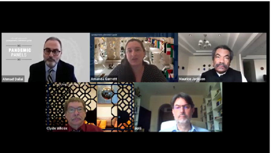 مؤسسة قطر : أساتذة جورجتاون في قطر يستكشفون المسار العالم لما بعد الوباء