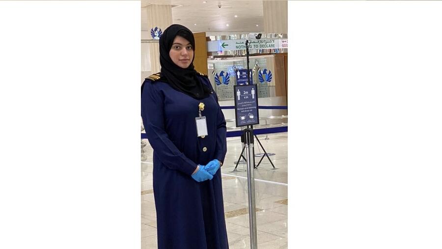 ابطال خط الدفاع الأول في جمارك دبي يجددون العهد على التفاني في خدمة الوطن استجابة لرسالة شكراً من حمدان بن محمد