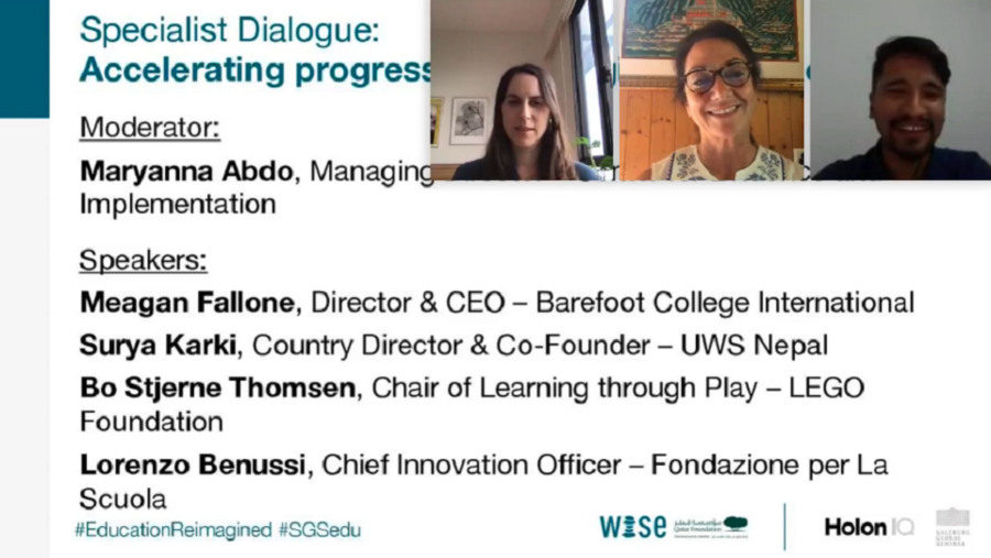 خبراء في التعليم يستعرضون المخاطر التي تواجه الفتيات المستضعفات في ظل تفشي جائحة (كوفيد-19)، وذلك خلال مؤتمر من تنظيم مؤسسة قطر