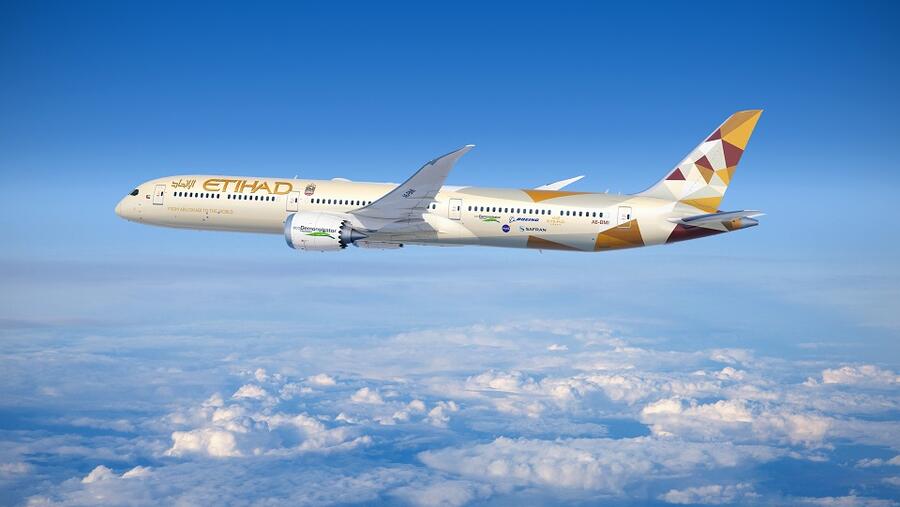 الاتحاد للطيران تعزز شراكتها مع بوينج من خلال برنامج ecoDemonstrator المستدام