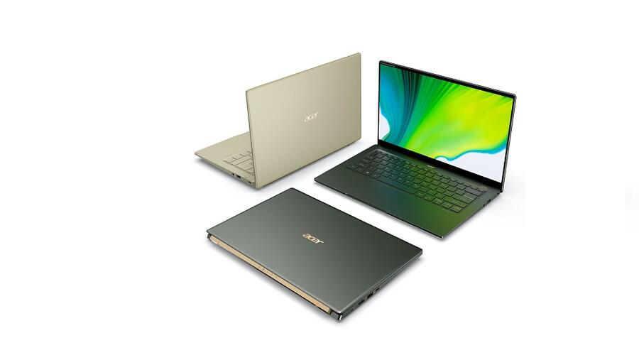 يتميز جهاز الحاسوب المحمول Swift 5 (SF514-55) بخفة وزنه وهيكله الرفيع