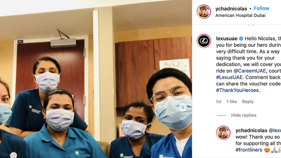 الفطيم لكزس تتعاون مع كريم لتوفير 100رحلة مجانية لأبطال الرعاية الصحية