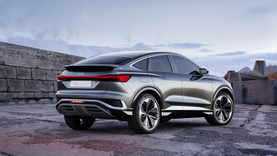 The Audi Q4 Sportback E-Tron Concept