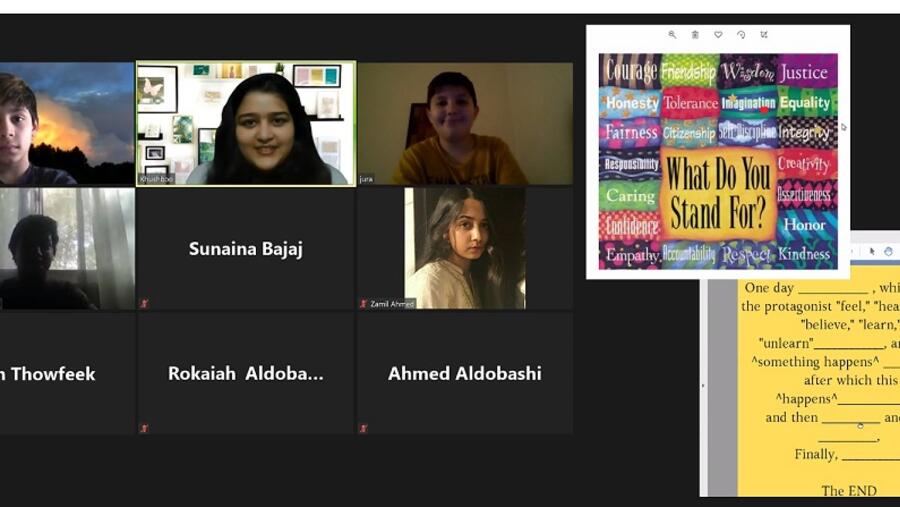 طلاب جورجتاتون يجعلون التعلم خلال عطلة الصيف ممتعا ومفيدا لأبناء العاملين بمؤسسة قطر 