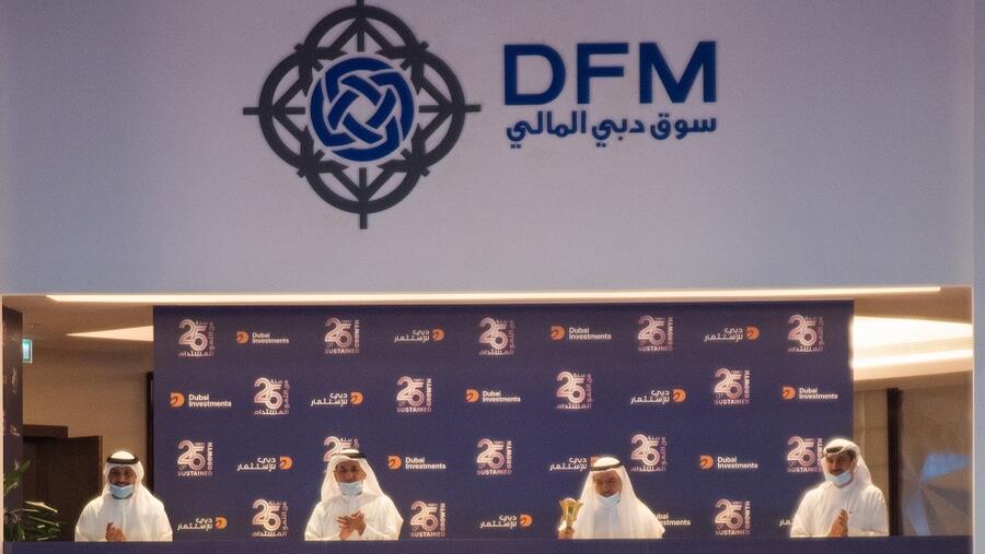 دبي للاستثمار تحتفل بالذكرى الـ 25 لتأسيسها بقرع الجرس في سوق دبي المالي