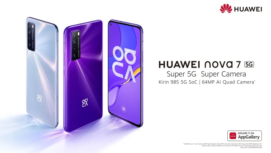 Huawei Introduces Huawei Nova 7 5G in Oman