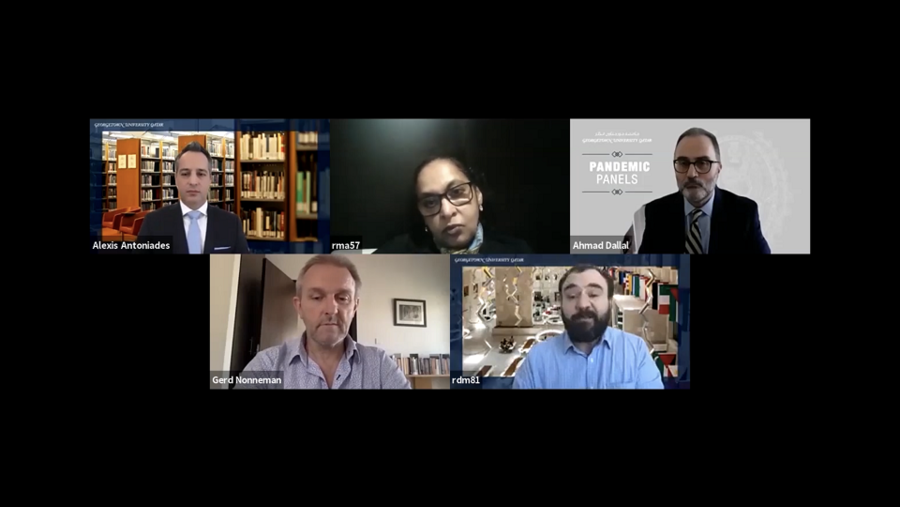 مؤسسة قطر : خبراء جورجتاون في مؤسسة قطر يتكهنون بمستقبل الاقتصاد الإقليمي في الحلقة الاخيرة من سلسلة ندوات عن الوباء