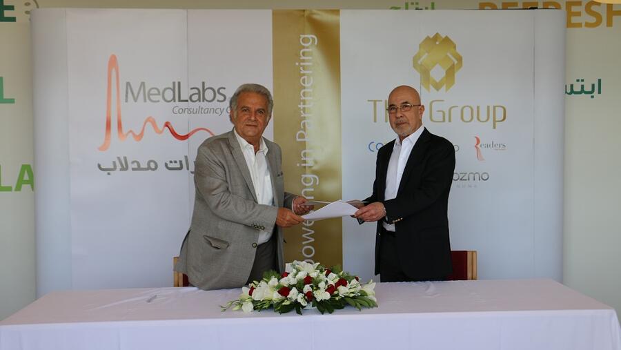 مختبرات مدلاب توقع اتفاقية تعاون مع THE Group 