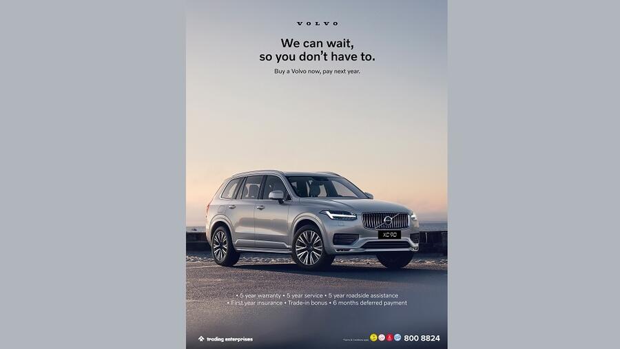 يسمح برنامج الشراء بالأقساط للعملاء بشراء سيارة فولفو الآن والبدء بسداد الأقساط في العام المقبل