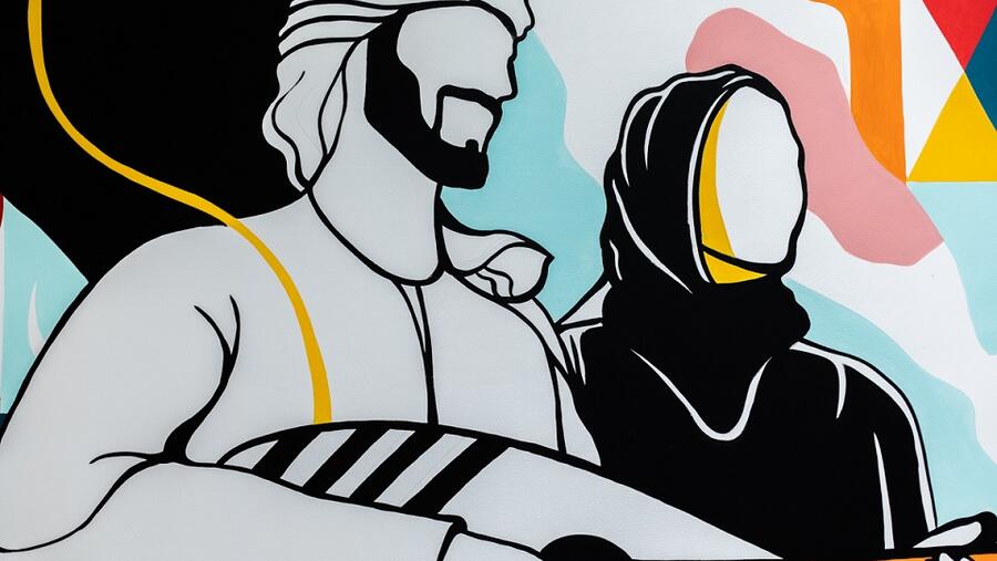 ابن بطوطة مول يطلق العنان لإبداعاته مع لوحة فنية جدارية حية في ردهة مصر