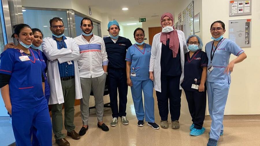 إنقاذ حياة مريض قضي شهر في غيبوبة في دبي