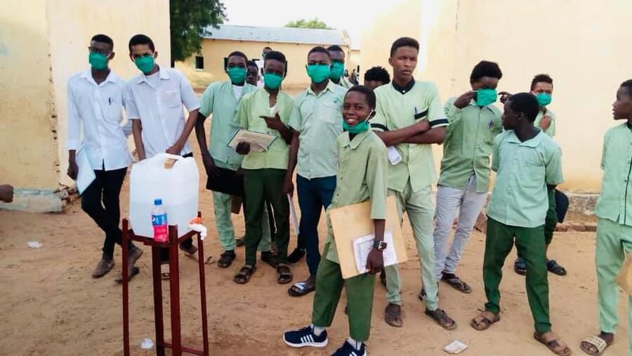 حملة اليونيسف للتشجيع على استخدام أغطية الوجه بالتزامن مع ارتفاع  عدد حالات "كوفيد-19" في الشرق الأوسط وشمال أفريقيا 