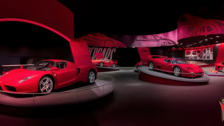 Ferrari World Abu Dhabi Hypercars exhibition