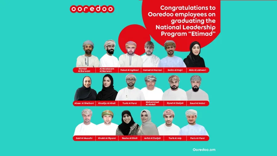 18 Ooredoo Family Members Graduate From First Edition of ‘Etimad’ National Leadership Programme