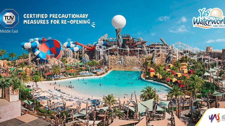 مدن ياس الترفيهية وكلايم أبوظبي تحصل على شهادة المطابقة للإجراءات الصحية الخاصة بكوفيد – 19 من الهيئة الفنية لمراقبة الجودة (TÜV SÜD)