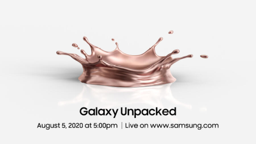 إطلاق أحدث إصدارات سلسة هواتفGalaxy  الذكية في شهر آب 2020: الإعلان الرسمي الأوّل
