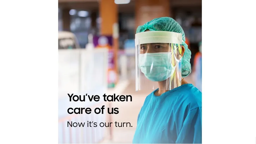 Frontline healthcare sector workers across the country will be eligible for discounted screen services on select models and a cashback promotion through the Samsung eStore