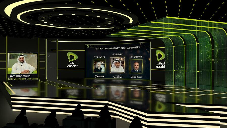 اتصالات تعلن عن الفائزين بجوائز النسخة الثانية من مسابقة الشركات الصغيرة والمتوسطة Hello Business Pitch
