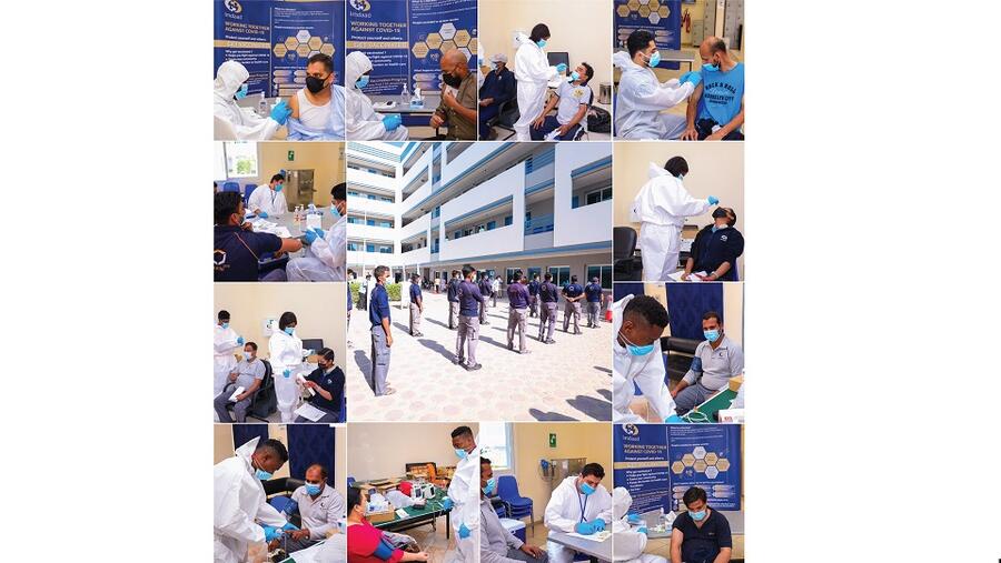 مجموعة إمداد تواصل دعمها في مكافحة كوفيد-19 بتطعيم أكثر من 1000 من منسوبيها