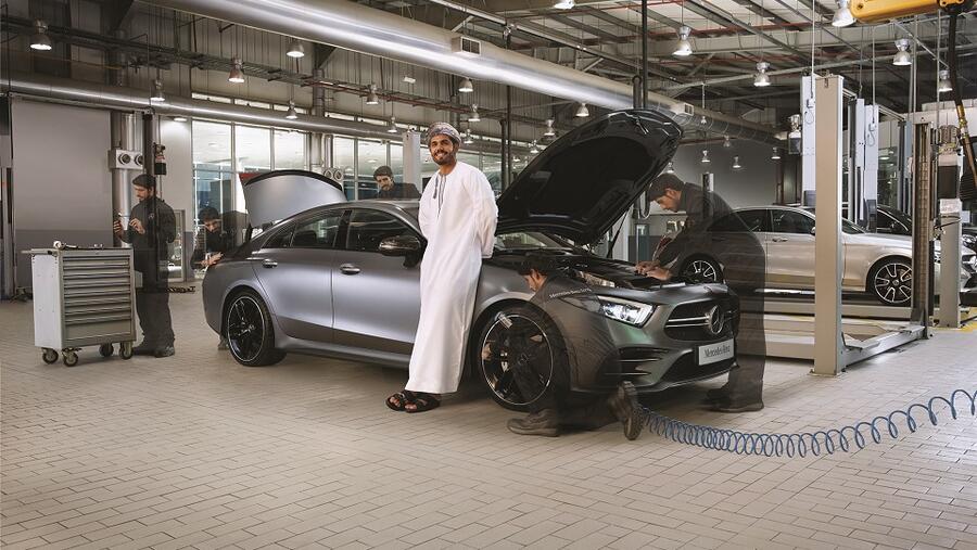 مرسيدس بنز عُمان تضمن لعملائها الاستمتاع بأفضل أداء لسيارتهم من خلال خدمة الفحص الصحي المجانية