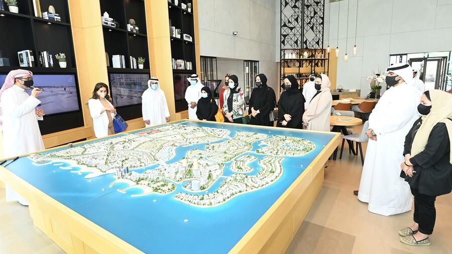 ديار المحرق تنّظم جولة تعريفية لوفد من هيئة التخطيط والتطوير العمراني