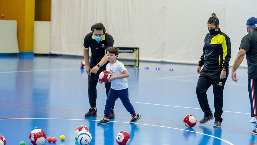 توسيع نطاق التعاون بين مؤسسة قطر والجيل المبهر في برنامج "كرة القدم لكلّ القدرات" المخصص لذوي الاحتياجات الخاصة في قطر