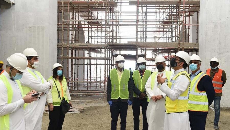 "ديار المحرق" تعلن عن إنجاز 80% من أعمال التشييد في "سوق البراحة"