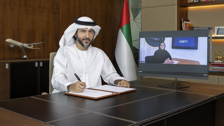 الاتحاد للطيران توقع مذكرة تفاهم مع منصة HUB71 لتعزيز منظومة التكنولوجيا العالمية في أبوظبي