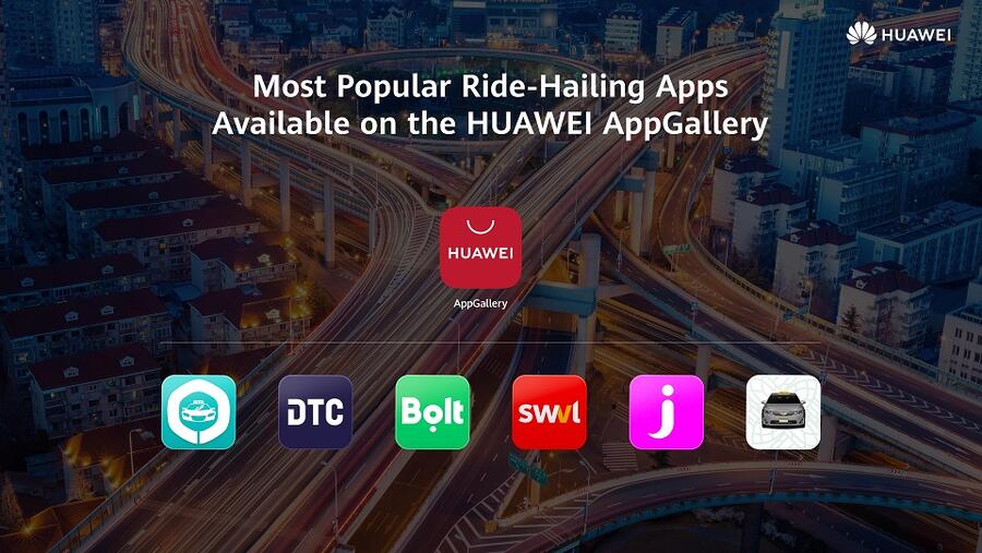 متجر HUAWEI AppGallery يدمج أشهر تطبيقات خدمات ركوب النقل المأجورة لتلبية احتياجات مستخدميه