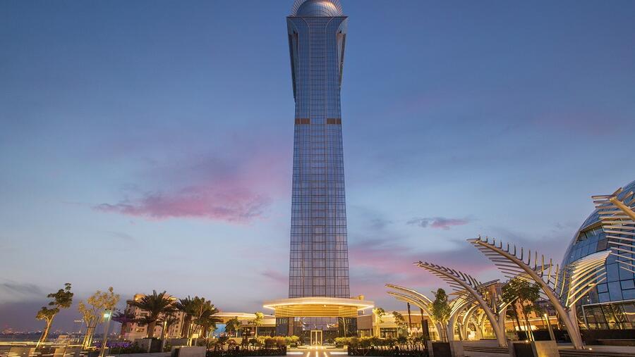 برج ذا بالم تاور التابع لشركة "نخيل" يشارف على الانتهاء 