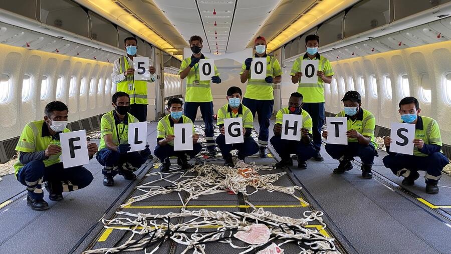 دناتا تحقق إنجازاً كبيراً في عمليات الشحن بمطار دبي الدولي