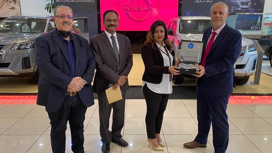 قسم المبيعات التنفيذية في "نيسان البابطين" ينال جائزة “الفيديو الأكثر تفاعلاً" عبر منصة VENTAVID