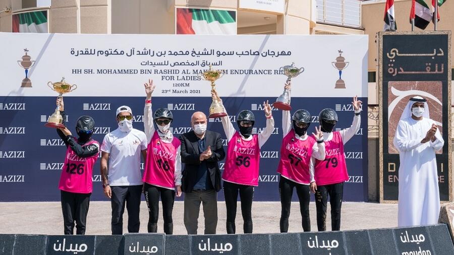 عزيزي للتطوير العقاري ترعى سباق السيدات ضمن مهرجان سمو الشيخ محمد بن راشد آل مكتوم للقدرة 