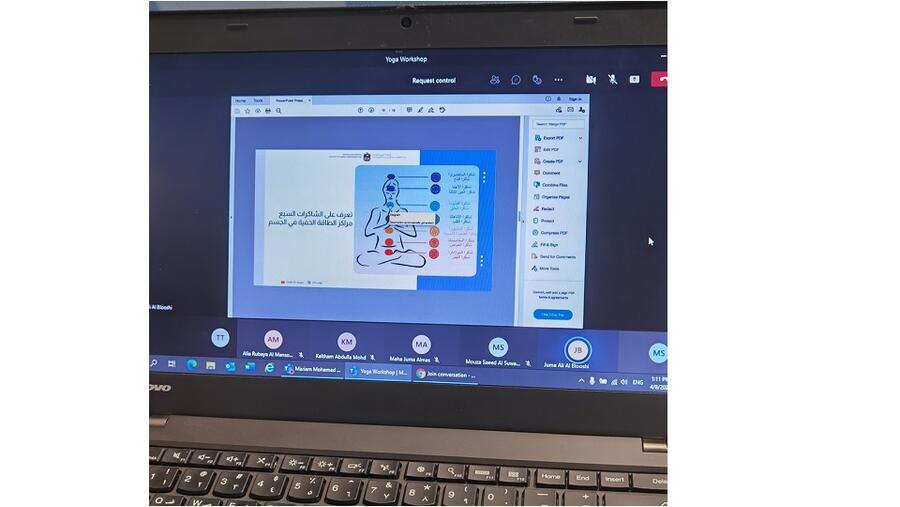 "دبي للثقافة" تنظم ورشة توعوية افتراضية لموظفيها بعنوان "اليوغا وجودة الحياة"