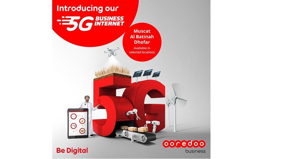 Ooredoo تفتح آفاقاً أوسع أمام المؤسسات الصغيرة والمتوسطة بإطلاق باقات جديدة بتقنية الجيل الخامس 5G بقيمة تبدأ من 29.4 ريال عُماني شهرياً
