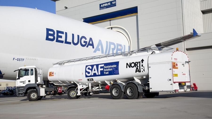 إيرباص تخفّض التأثير البيئي لأسطولها من طائرات بيلوجا