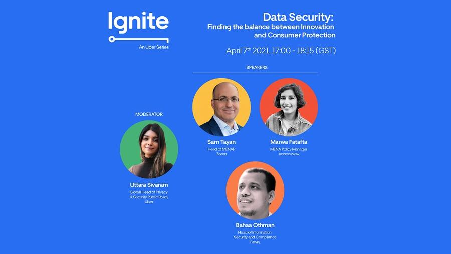 أوبر تجمع خبراء متخصصين في الشرق الأوسط وشمال إفريقيا لمناقشة حماية البيانات والابتكار المسؤول