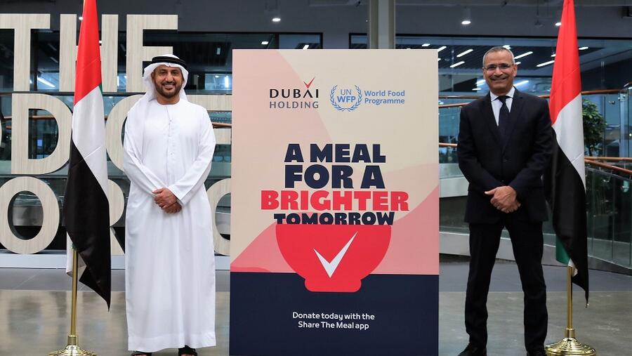 دبي القابضة تتعاون مع برنامج الأغذية العالمي التابع للأمم المتحدة لتوفير وجبات مغذية للأطفال في المنطقة
