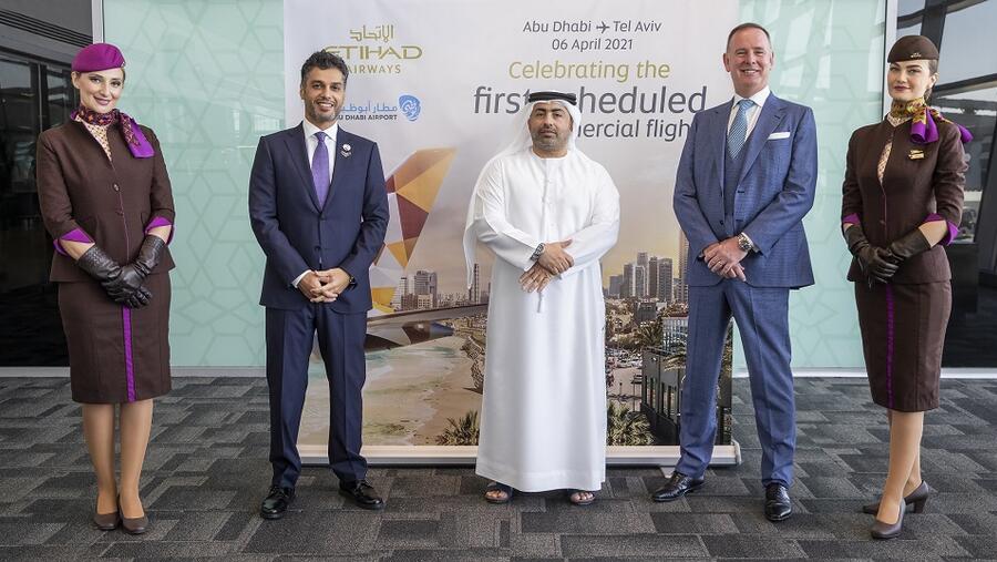الاتحاد للطيران تطلق أول رحلة تجارية مجدولة بين أبوظبي و تل أبيب